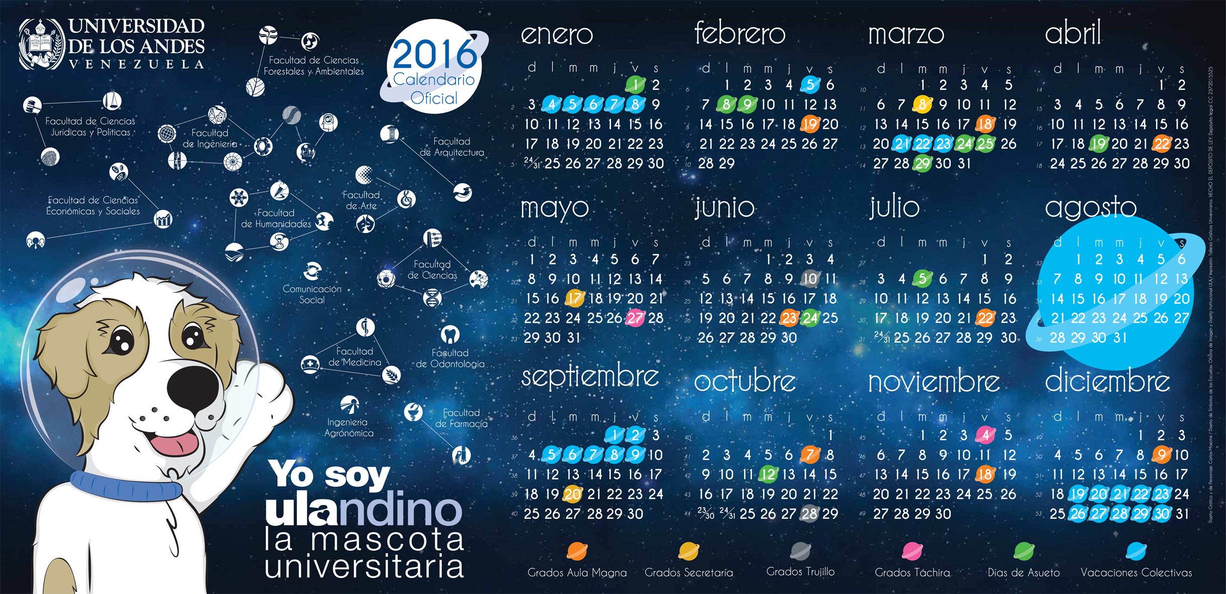 Grande Calendario ula 2016